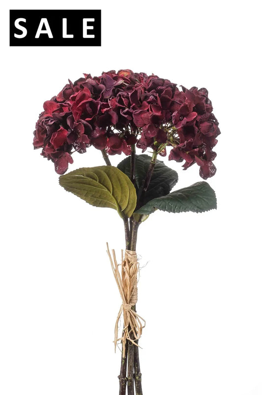 Hydrangea bundle Red